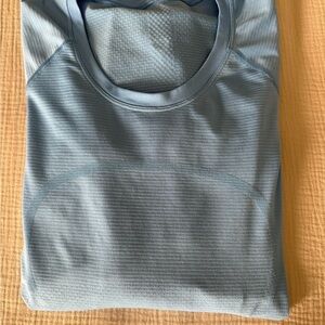 Lululemon Athletica Sky Blue Workout Top